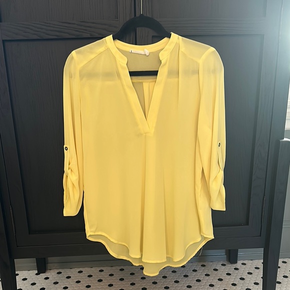 Lush Tops - Yellow Women's Blouse